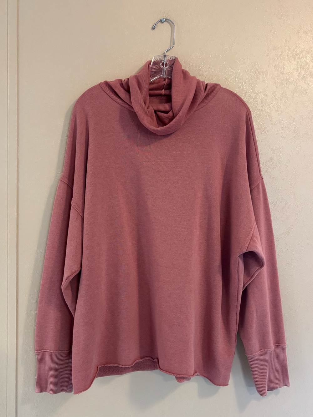 aerie Oversized Cowl Neck Pullover Sweatshirt sz M